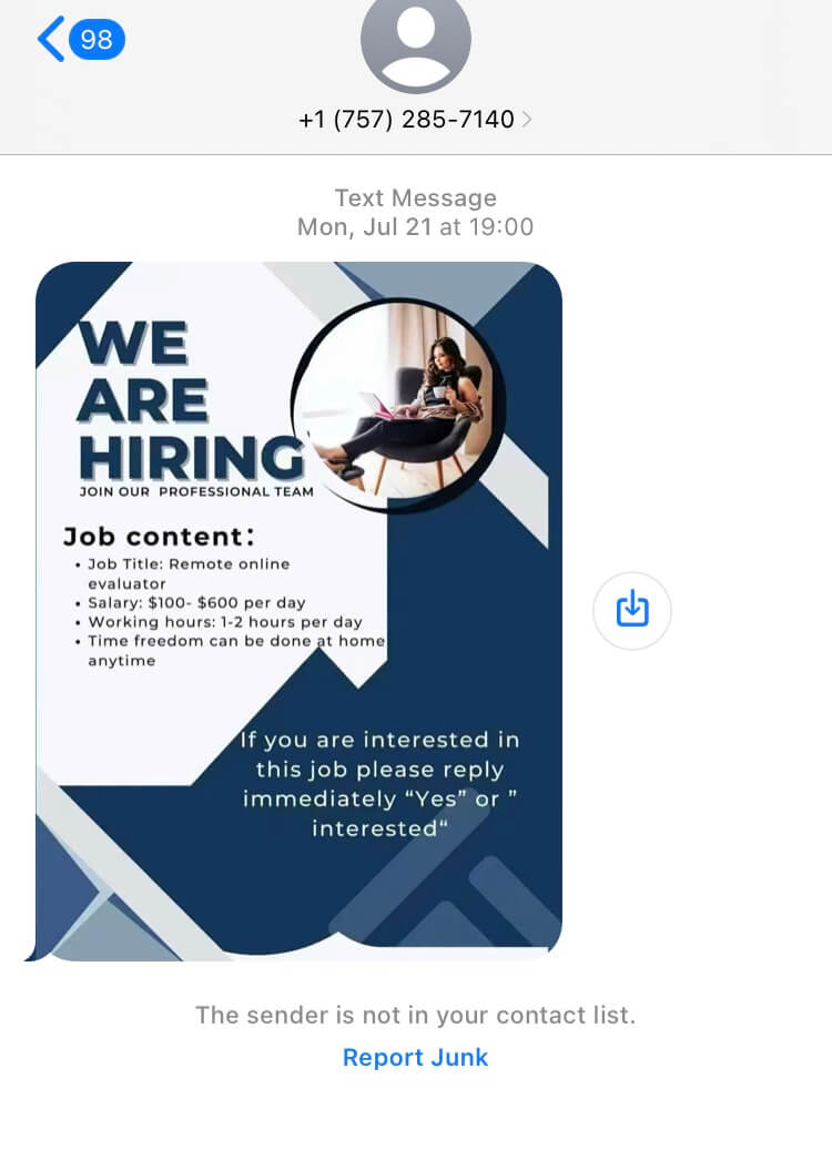 Long Code text messaging