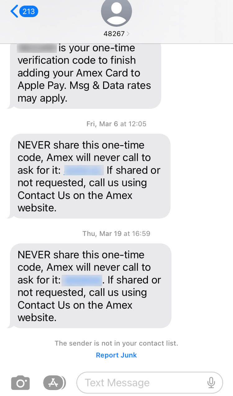Short Code 48267 Text Message Marketing Details by 48267_Amex_OTP