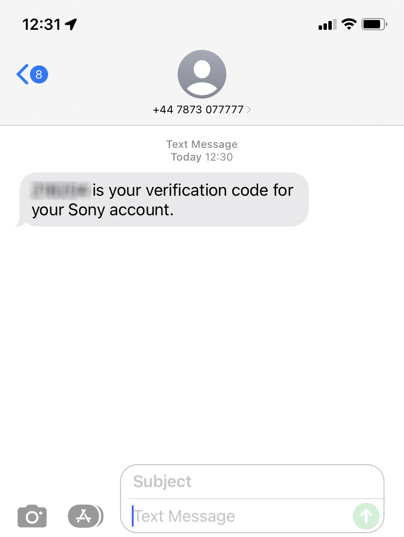 Long Code Playstation text messaging