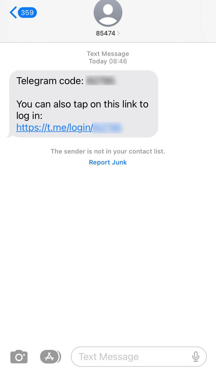 Short Code 85474 Texting Info by