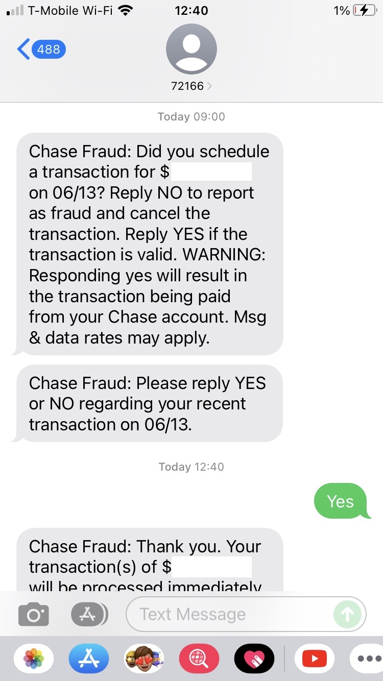 Short Code JPMorgan Wealth Management text messaging