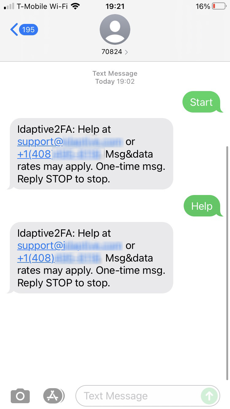 Short Code Centrify text messaging