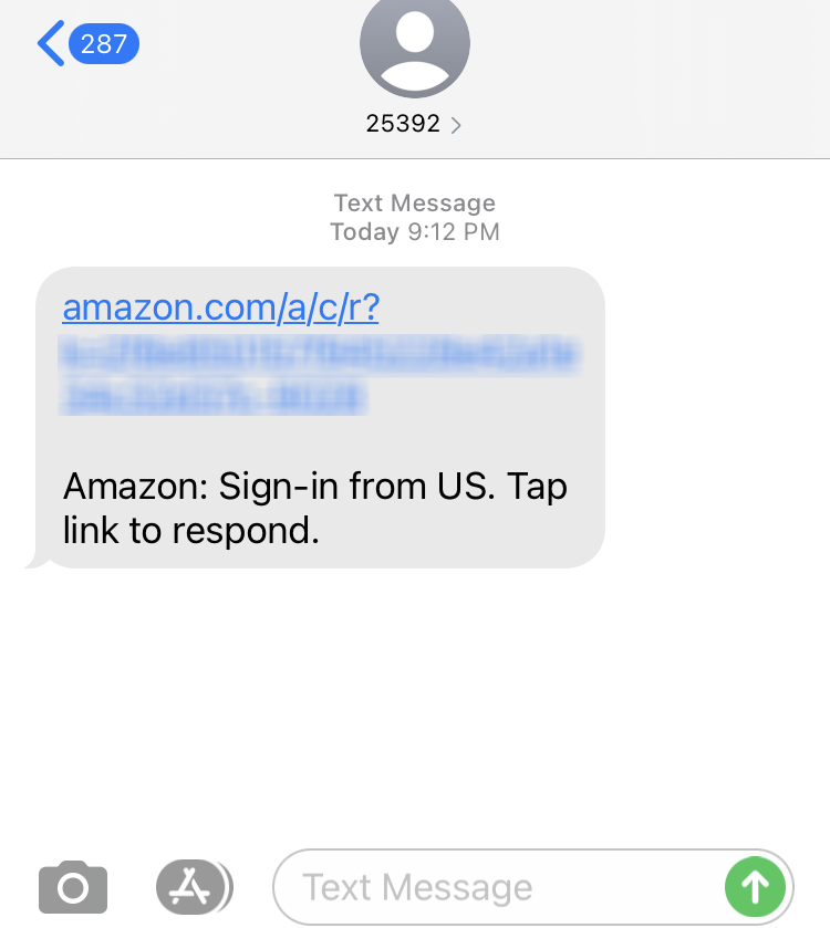 Short Code Amazon text messaging