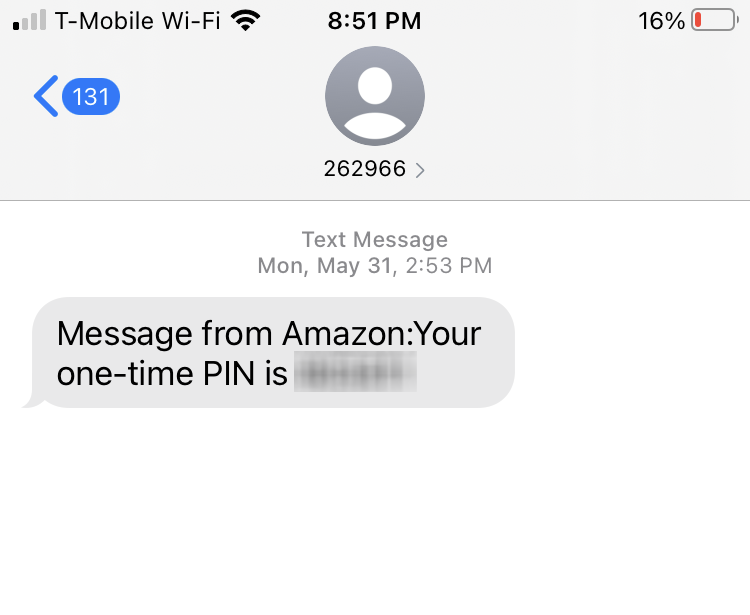 Short Code Amazon text messaging